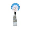 Teachers Aid Maltese Retractable Badge Reel Or Id Holder With Clip TE238183